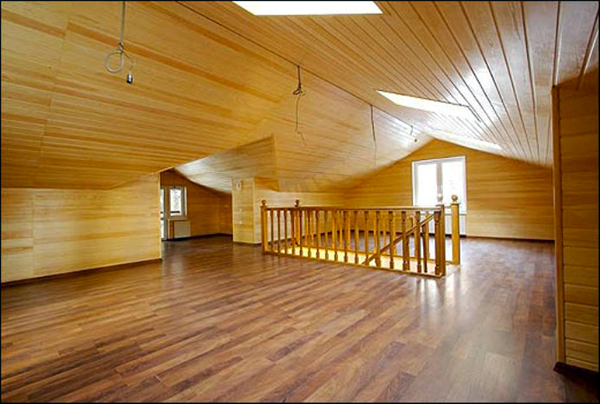 Лак на дерев'яній вагонці