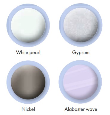 Варіанти кольорів акрилу