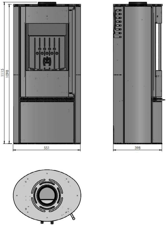 Піч Hitze BANE, 5,3 кВт Піч Hitze BANE, 5,3 кВт