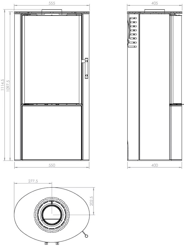 Піч Hitze ELLISSE S, 5 кВт
