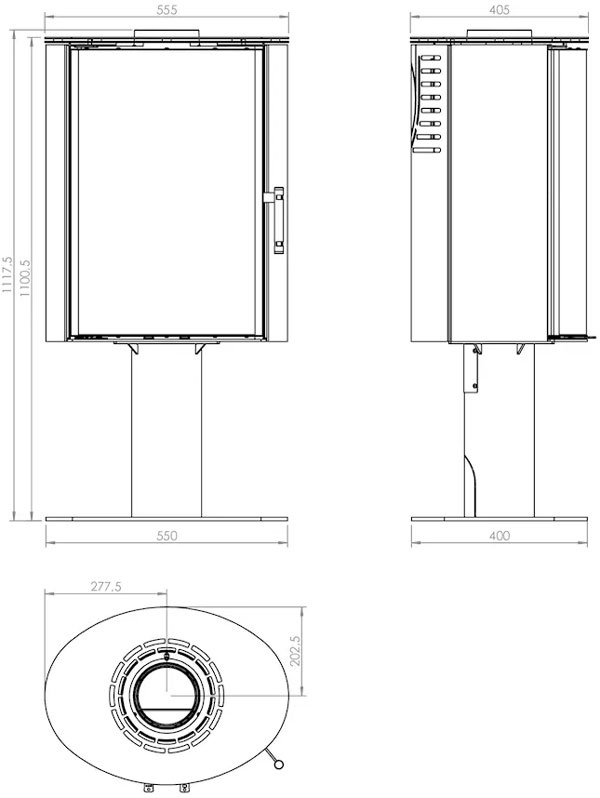 Піч Hitze CANE SF, 6,5 кВт