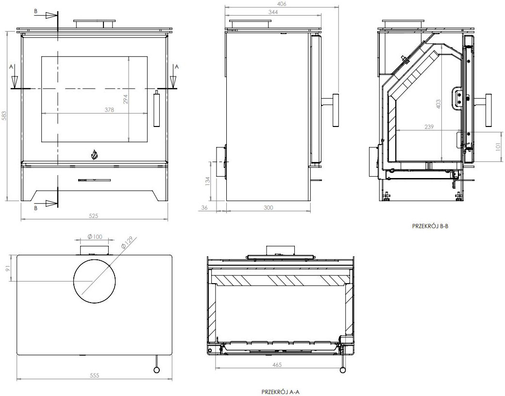 Піч Hitze GATTO ME, 5,5 кВт