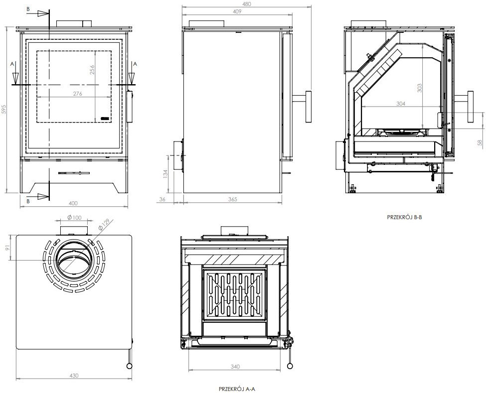 Піч Hitze GATTO S, 5,5 кВт