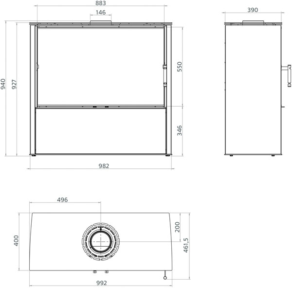 Піч Hitze LUPO L, 11 кВт